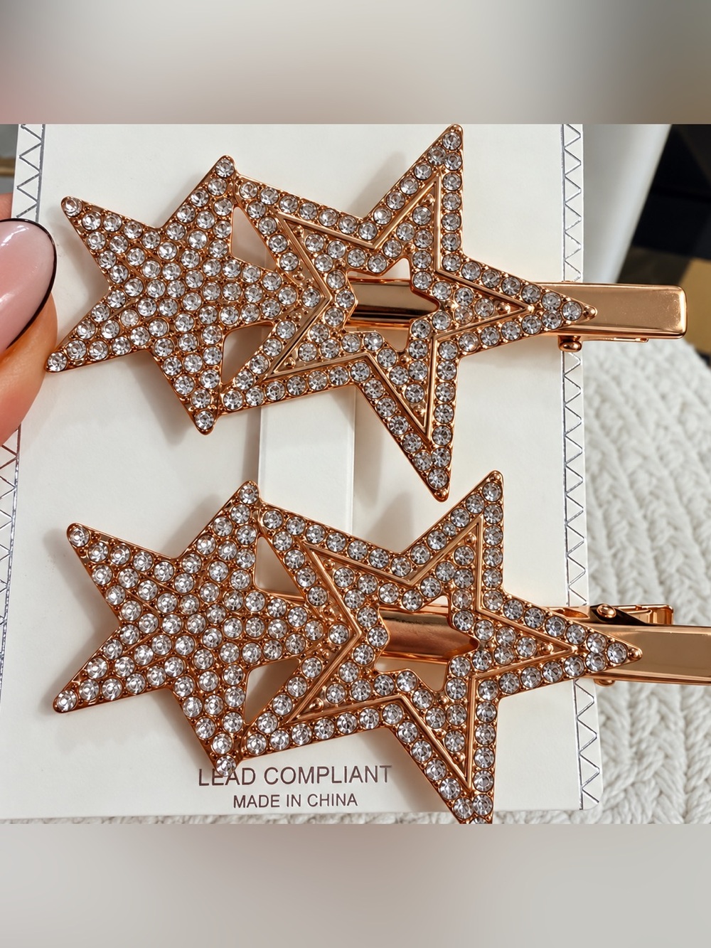 Set of Fashion Star Hair Clips - new!